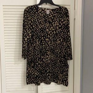Chico’s Cheetah Pocket Tunic